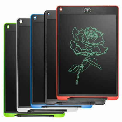 12" Electronic Digital LCD Writing Tablet Drawing Board Graphics Kids Gifts Toys